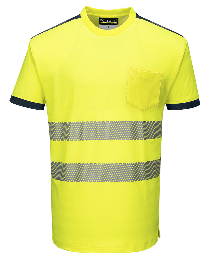 T181 - PW3 Hi-Vis Cotton Comfort T-Shirt kurzarm